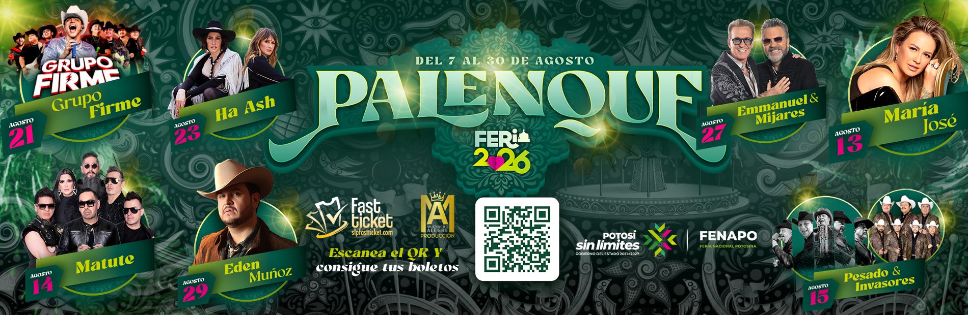 El Palenque de la FENAPO 2026 reunirá a grandes figuras de la música